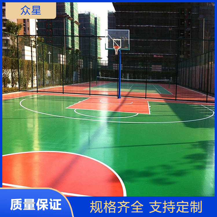 广州市塑胶篮球场学校塑胶跑道 - 价格